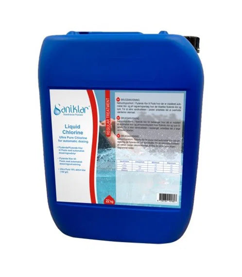 Saniklar flytande Klor - 22 kg / 20 ltr