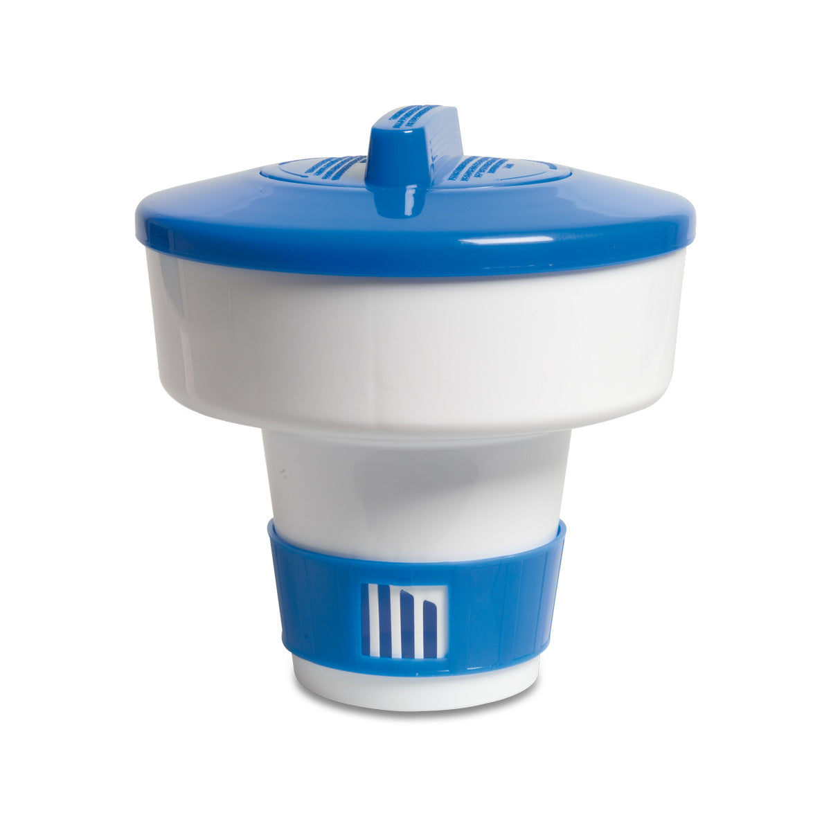 Flotide flytande kemisk dispenser i polymer
