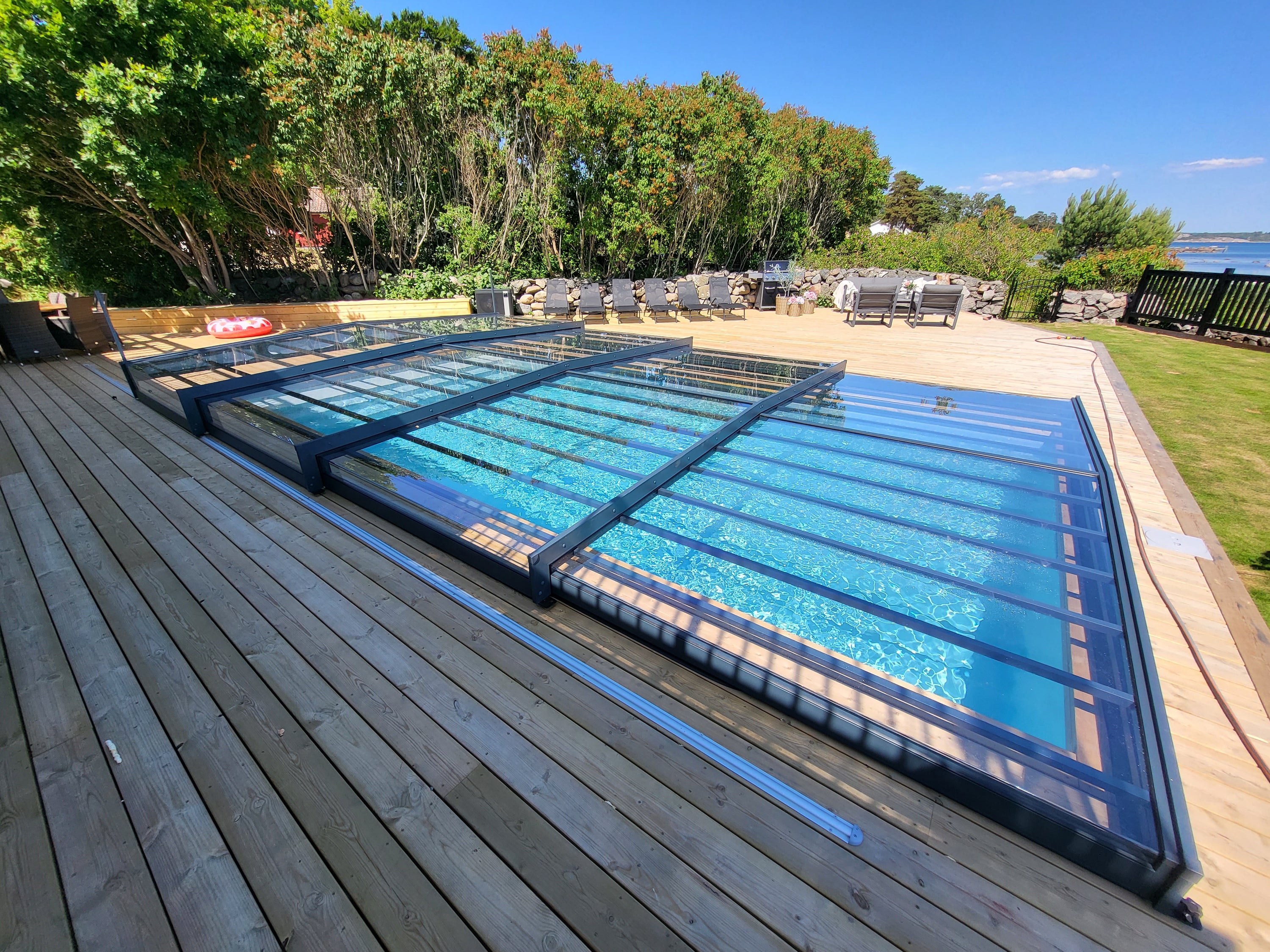 Pooltak Ultra Nordic 6*3 m utan kantsten