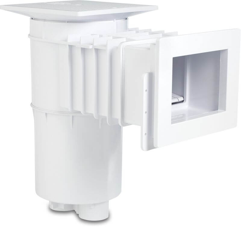 Hayward Skimmer ABS 2" invändig gänga vit rektangulär type Auto-Skim Small