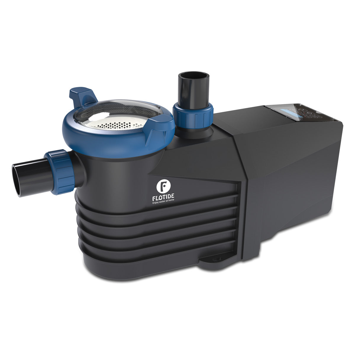 Flotide Inverter poolpump 50/63 mm limförbindelse 3,8A 230VAC svart type ETV 165