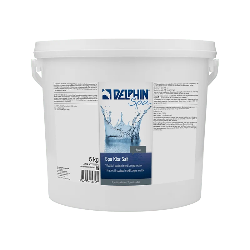 DELPHIN Spa Klor Salt 5 kg hink