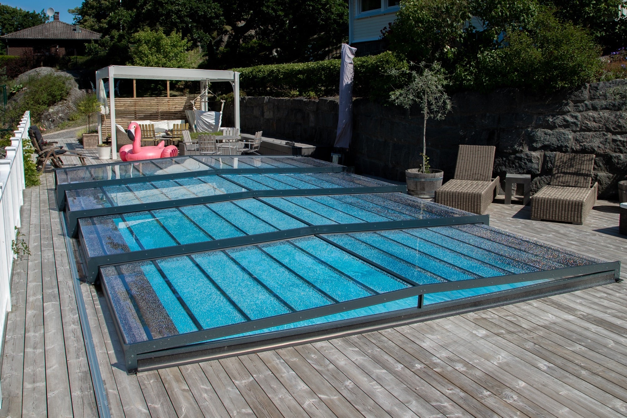 Pooltak Ultra Nordic 7*3.5 m utan kantsten