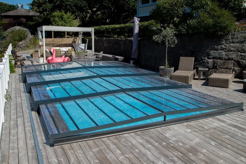 Pooltak Ultra Nordic 10*4 m utan kantsten