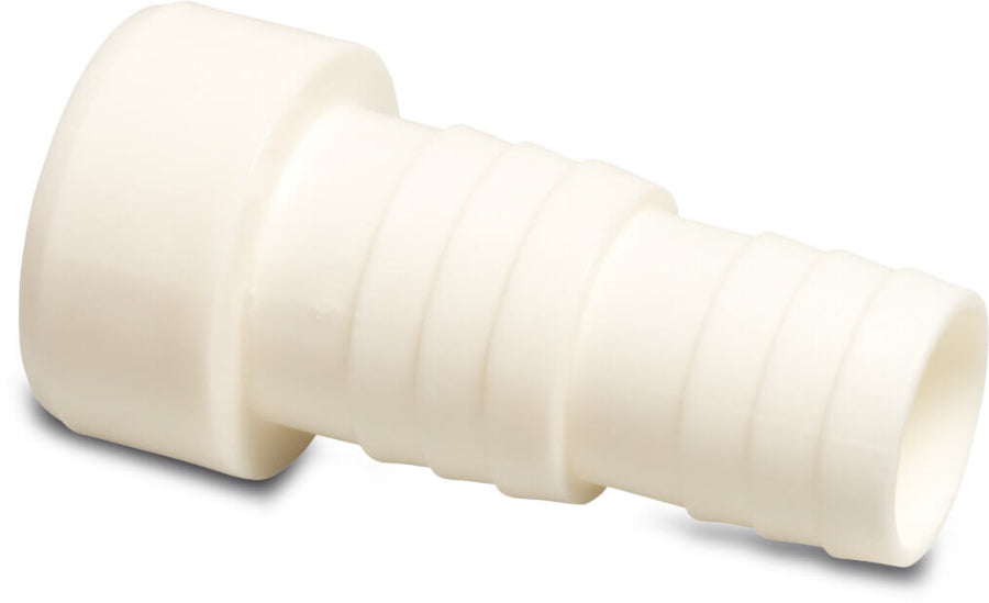 Slangstuss ABS 50 mm x 38-32 mm koppling x slangkoppling 10bar vit
