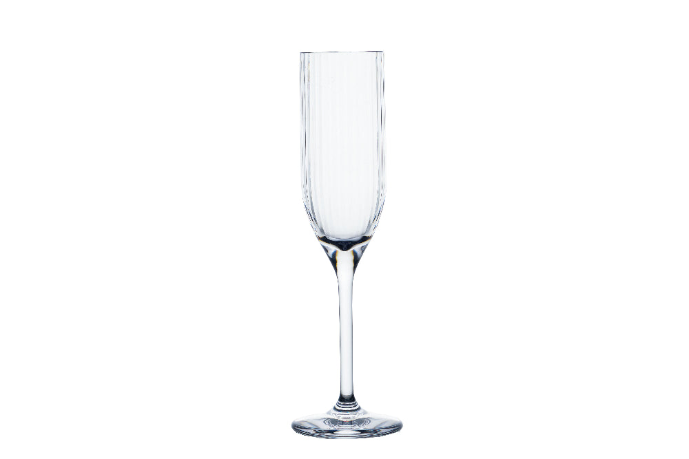 Champagneglas Plast Stripe 18cl